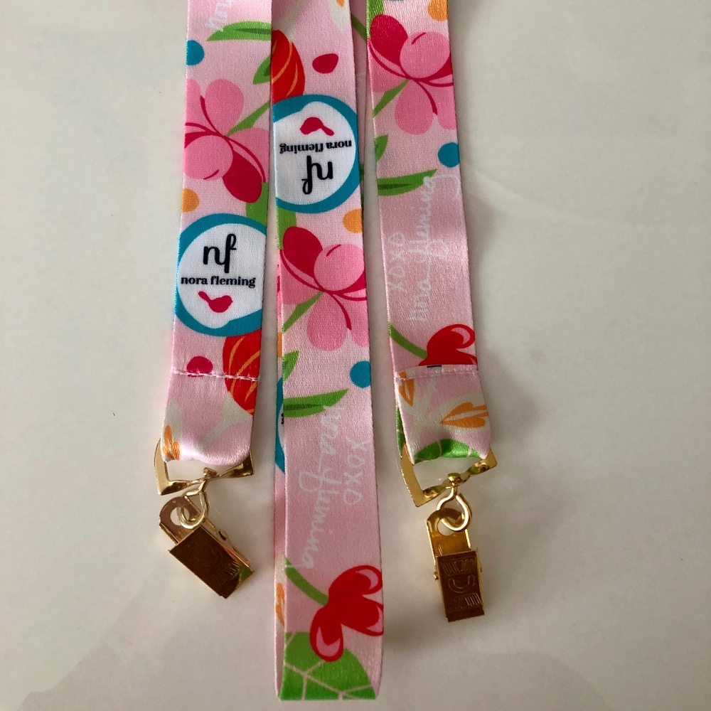 Nora‎ Fleming Floral Lanyard